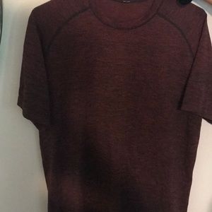 Lulu lemon red short sleeve shirt